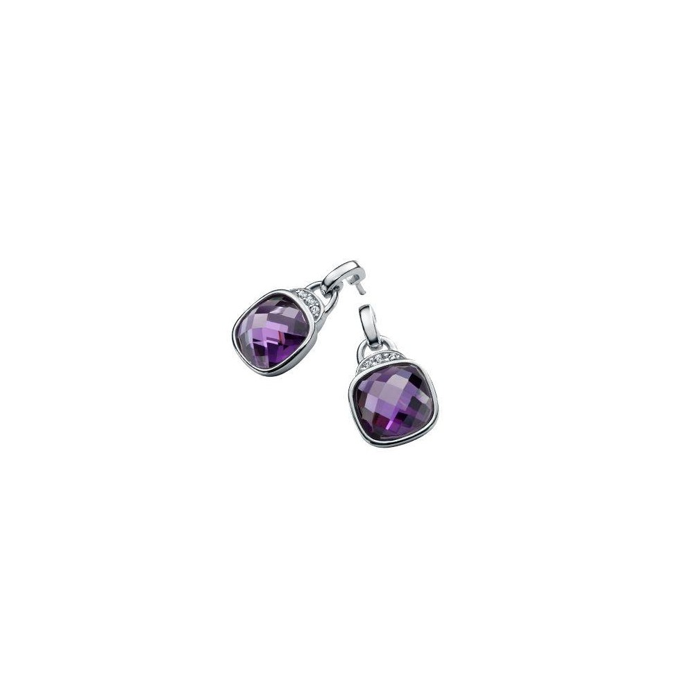 8003E000-57 - Pendientes Viceroy Jewels en plata de ley. Color morado.Colección Rue d´Antibes