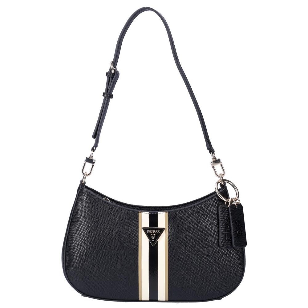 HWZS7879180-BLA - Bolso GUESS Donna Black HWZS7879180 - Elegancia en Piel Sintética con Estilo 4G