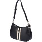 HWZS7879180-BLA - Bolso GUESS Donna Black HWZS7879180 - Elegancia en Piel Sintética con Estilo 4G