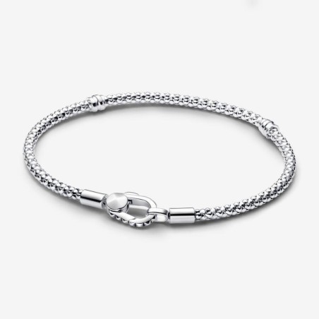 593681C00 - Pulsera de Cadena con Cierre de Tachuelas en Plata de Ley | Pandora