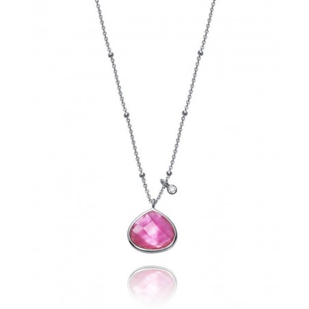 85000C100-47 - Collar Viceroy Jewels de plata de ley y cristal rosa Ref 85000C100-47