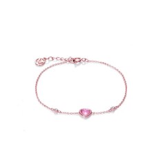 85000P100-47 - Pulsera Viceroy Jewels de plata con cristal rosa