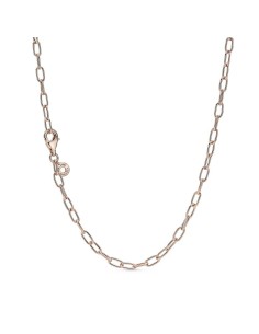389410C00-50 - Cadena de Eslabones con un recubrimiento en oro rosa de 14k