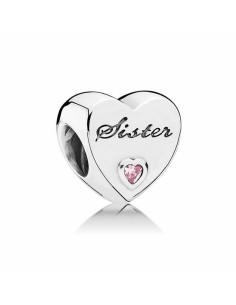 791946PCZ - Charm de plata Amor de Hermana "sister"