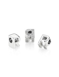 797472 - Charm Pandora de plata inicial letra R