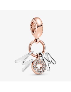 788828C01 - Charm Pandora Mamá combinado en plata rose con circonita 2