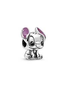 798844C01 - Charm Lilo y Stitch en Plata de Ley - Esmalte Morado y Negro