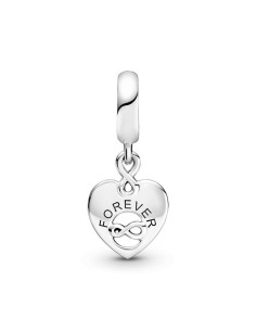 799294C01 - Charm Colgante en plata de ley Corazón Amigos para Siempre 2