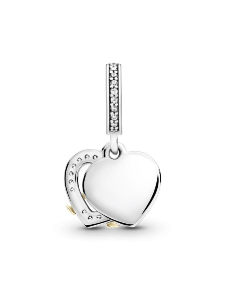 799322C01 - Charm Pandora colgante de plata de ley Feliz Aniversario