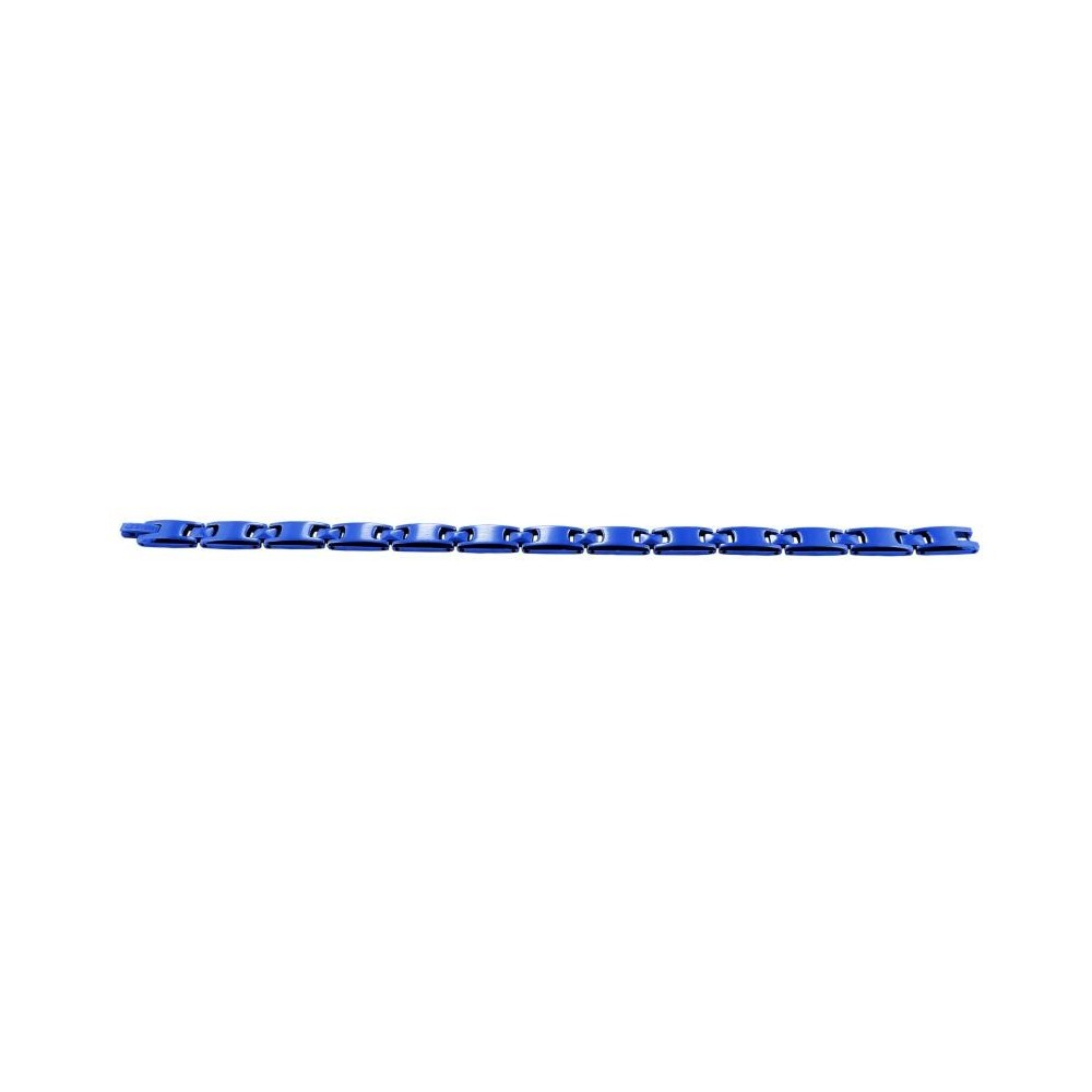 Pulsera Lestor de acero 316 L. IP azul