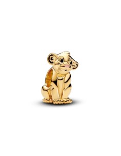 763376C01 - Charm con un recubrimiento en oro de 14k Simba El Rey León de Disney​ Pandora