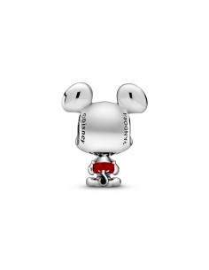 CHARM DISNEY MICKEY Pandora en plata con esmalte rojo y negro 2