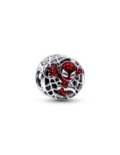 792350C01 - Charm en plata de ley Ciudad Desde Arriba Spider-Man de Marvel 