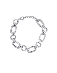 X2656117A - Pulsera Vidal&Vidal plateada con eslabones de 17+3 cm