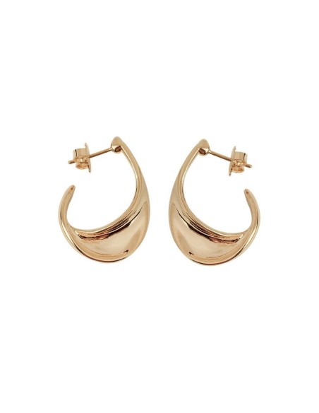 G3581 - Pendientes Aro acabado en Oro 18 Kt Tiras