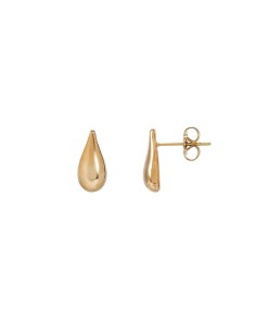 G3690 - Pendientes Mini Drop Chapado Oro 18 Kt gota