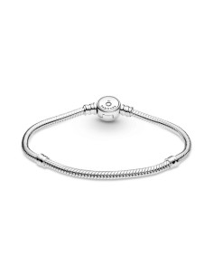 Pulsera Moments Serpiente Cierre Disco Azul Brillante  ❤️