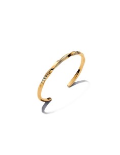 563869C00 - Brazalete Abierto Retorcido en Baño de Oro de 14k – Pandora Essence