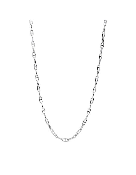 393899C00-55 - Collar Cadena Ancla en Plata de Ley 55 cm – Pandora Moments