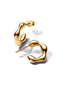 263269C00 - Pendientes de Aro Abierto Forma Orgánica