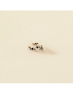 2390401-270-TU - Piercing criolla LEOPARD - Negro/Oro