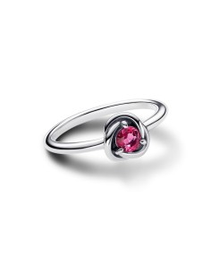 192993C10 - Anillo en plata de ley Círculo Eternity Rosa​ 2