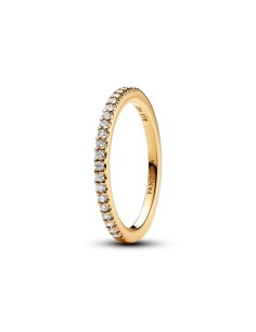 162999C01 - Anillo con un recubrimiento en oro de 14k Banda Brillante​