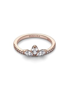 182392C01 - Anillo con un recubrimiento en oro rosa de 14k Herbario Brillante  2