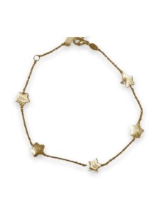 LUV01433 - Pulsera oro 18k con estrellas