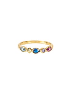 Anillo de circonitas de colores de AGATHA PARIS ❤️