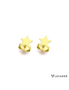 Pendientes de oro con forma de estrella de LECARRÉ