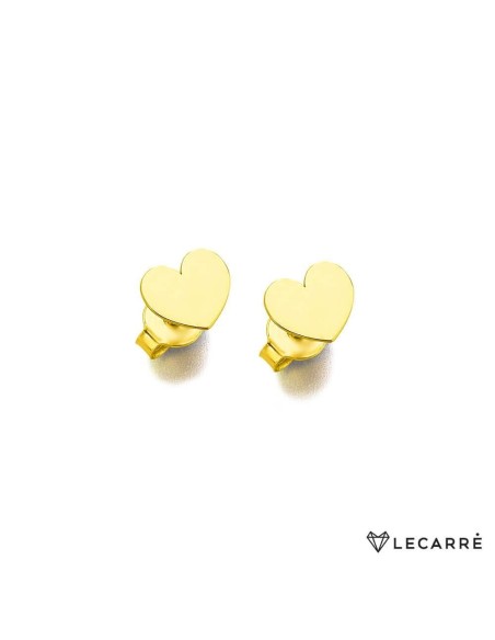 Pendientes oro 18K forma de Corazón LECARRÉ