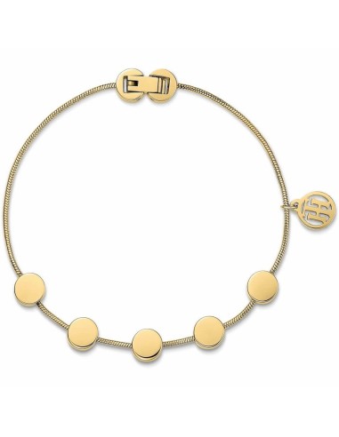 2700980 - Pulsera de acero e ip amarillo con 5 monedas Ref 2700980