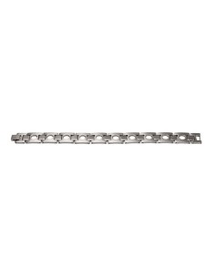 P11101/SSO.00 - Pulsera Lestor de acero para hombre. Largo 22 cm. Ancho 15,60 mm.