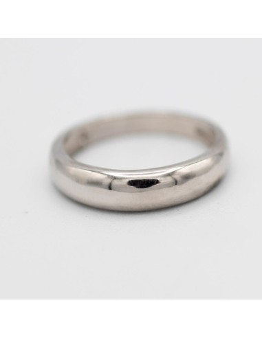 Z-38286 - Anillo de oro blanco liso