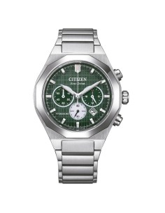 CA4691-59X - Reloj Citizen CA4691-59X Zenshin Senkei - Cronógrafo Eco-Drive en Super Titanium™ Verde | 
