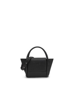 2002205951 - Bolso Capazo Pequeño Negro TOUS Silhouette Soft - Elegancia y Versatilidad
