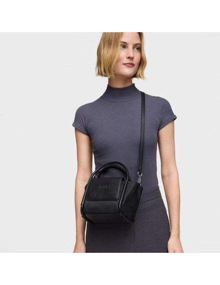 2002205951 - Bolso Capazo Pequeño Negro TOUS Silhouette Soft - Elegancia y Versatilidad