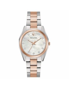 98P207 - Reloj Bulova bicolor CLASSIC SURVEYOR LADY con diamantes
