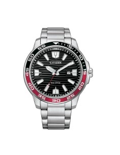 Reloj hombre Eco Drive Citizen de acero Agujas azul y verde ❤️