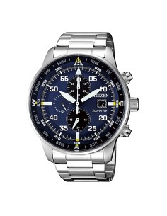 Reloj Citizen Eco Drive de acero para hombre con crono ❤️