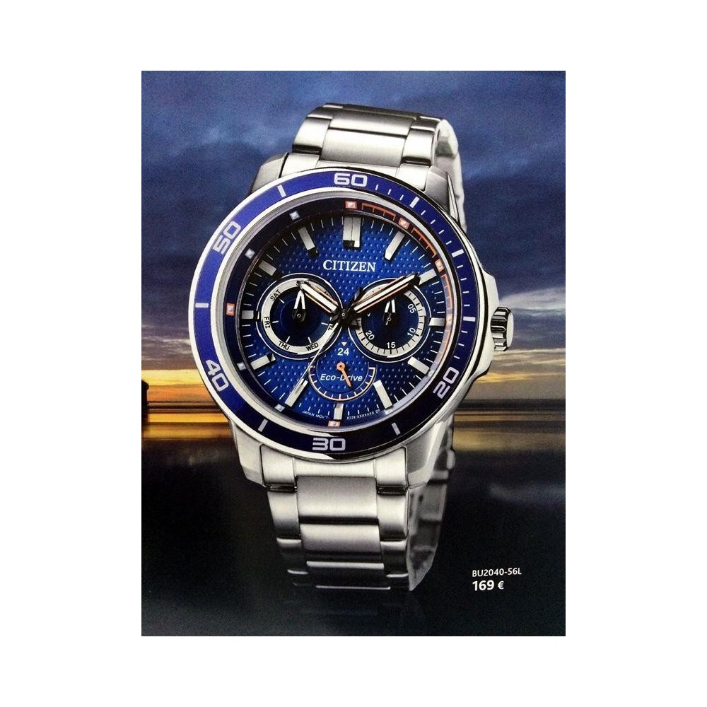 BU2040-56L - Reloj Citizen Eco Drive. Coleccion MARINE. Multifuncion