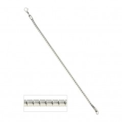 Pulsera MARLÙ de cordon de acero. Medida adaptable de 19 a 21 cm. de largo. 
