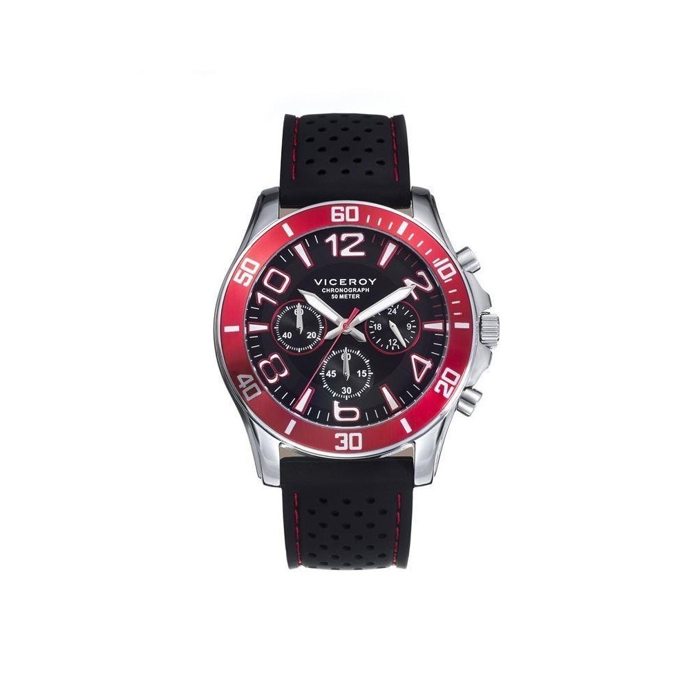 40407-55 - Reloj Viceroy de Hombre. Correa de caucho de color negro. 