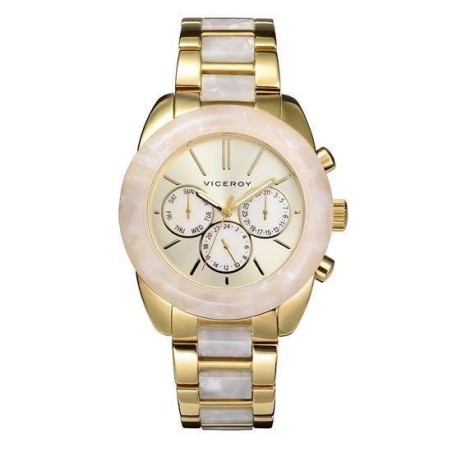 40726-27 - Reloj Viceroy de Mujer. Esfera redonda de color dorado 