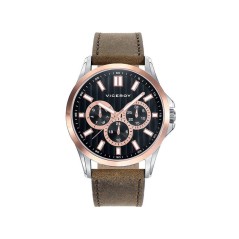 42249-57 - Reloj Viceroy de Hombre Correa de piel marron  42249-57.   