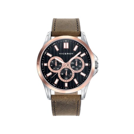 42249-57 - Reloj Viceroy de Hombre Correa de piel marron  42249-57.   