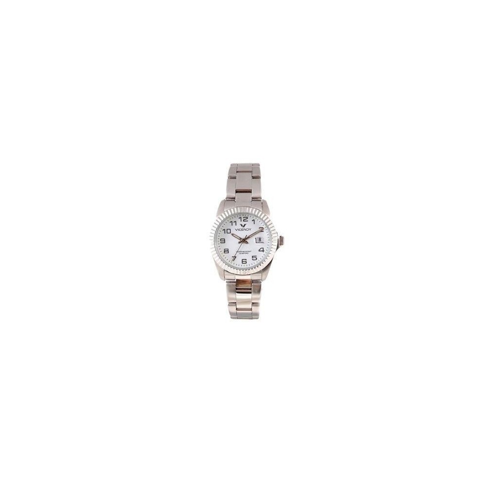 432136-05 - Reloj Viceroy de Mujer. Esfera Redonda de color Blanco. Caja de acero. Brazalete