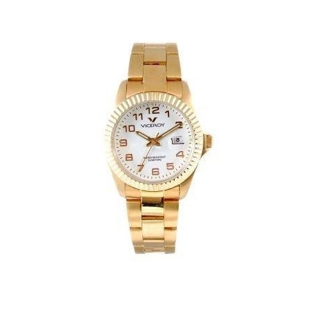 432136-95 - Reloj Viceroy de Mujer.  Esfera redonda de color blanco 