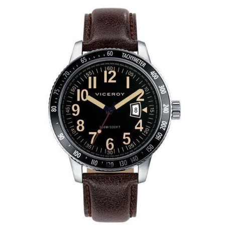 432205-54 - Reloj Viceroy de Hombre. Esfera redonda de color negro 